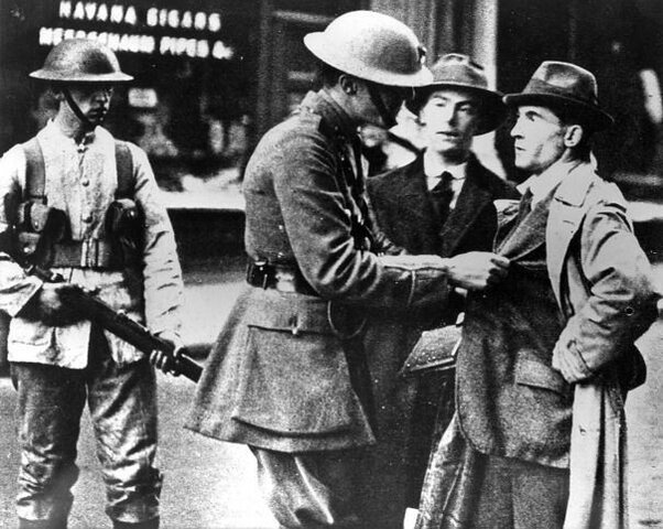 The return of the soldiers.