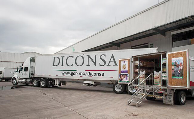 DICONSA (entidad paraestatal sectorizada), en la Secretaría de Desarrollo Social (SEDESOL)