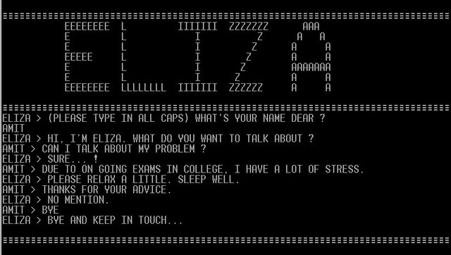 Se desarrolla ELIZA