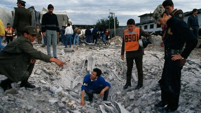 Violencia a manos de Pablo Escobar