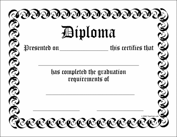 Rick's diploma