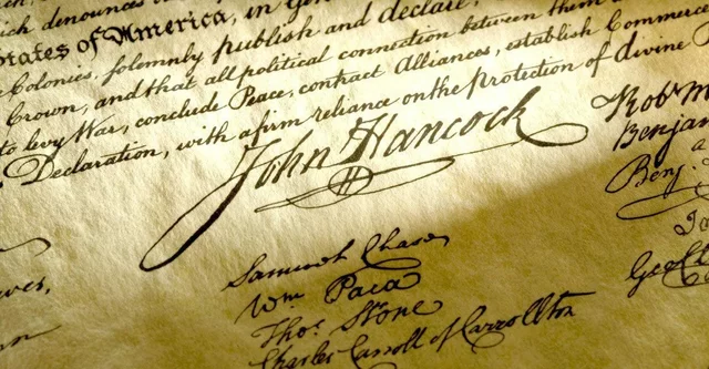 Declaration of Independence is Signed