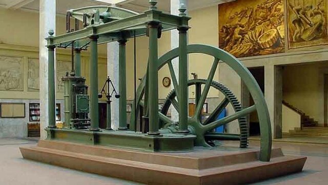 Avance tecnológico:    Máquina de vapor   -   James Watt