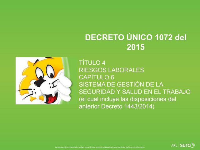Decreto 1072 del 2015
