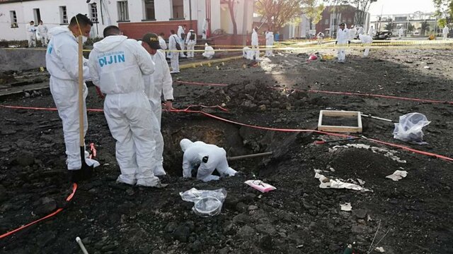 Atentado carro bomba escuela de cadetes