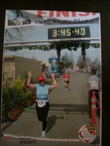Caroline ran her 2nd Marathon