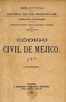 El código civil mexicano