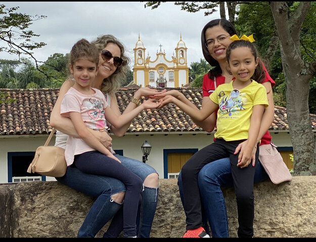 Na cidade de Tiradentes  com a Duda