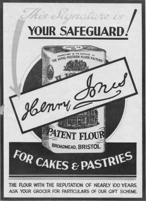 Henry Jones patents self raising flour