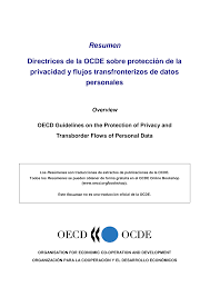 Directrices sobre protección de la privacidad y flujos transfronterizos de datos personales OCDE