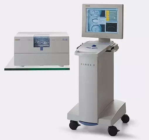 9.	1994 Introducción de Cerec 2 con el software y hardware designados para la fabricación de coronas completas y restauraciones intracoronales.