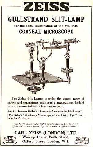 LAMPARA DE HENDIDURA