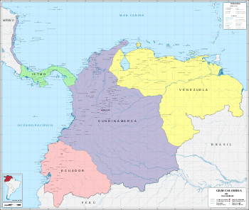 La Gran Colombia 1819 a 1830