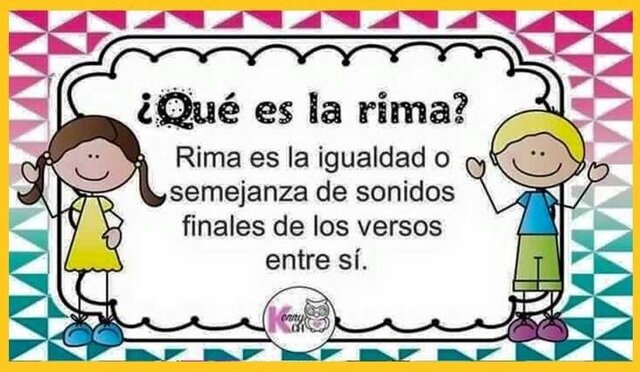 ¿QUE ES UNA RIMA?