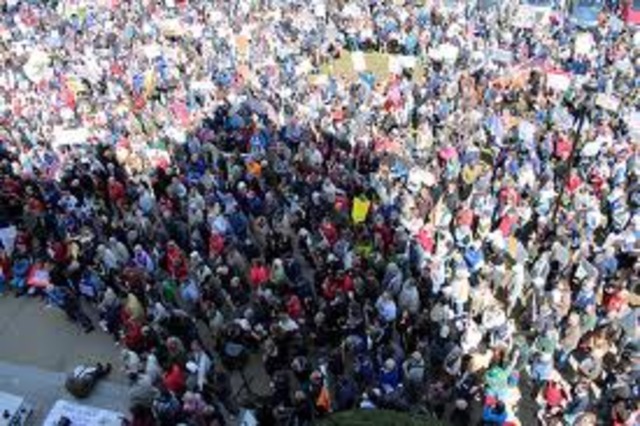 Federalists Protest in Hartford Conneticut