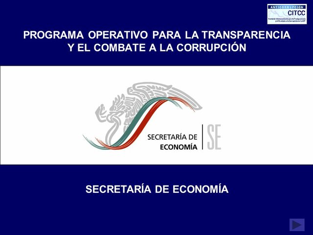 Programa Nacional de Combate a la corrupción y fomento a la transparencia y el desarrollo administrativo 2001-2006