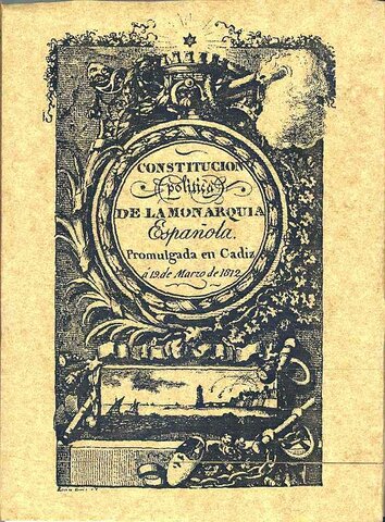 ESPAÑA: Constitución de Cadiz