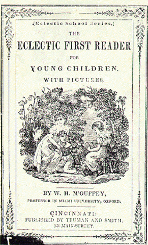 William Mcguffey produces first text book "Reader"
