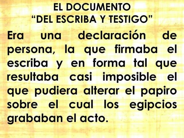 Documento Escriba y Testigo