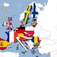 28590018 los 28 países de la unión europea y sus banderas
