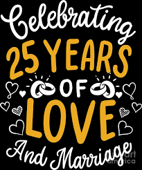 25th Wedding anniversary