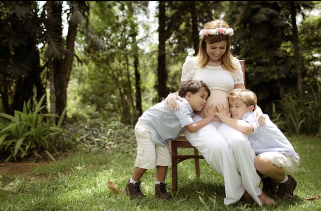 Então Papai do Céu enviou um novo bebezinho para a família
