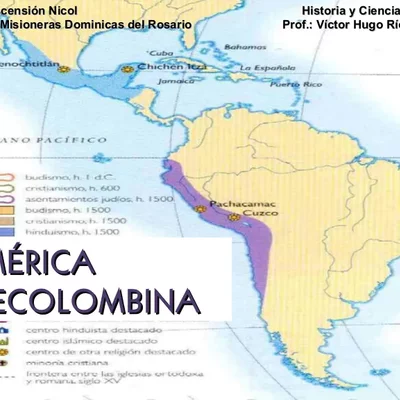 Timeline: AMÉRICA PRECOLOMBINA