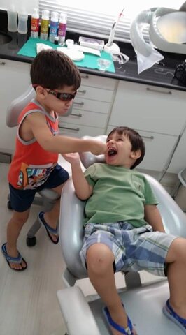 Cuidando dos dentes