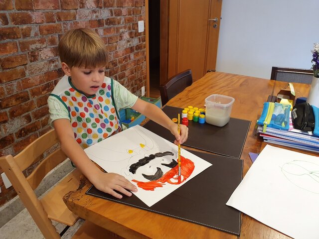 Início da pandemia: aulas online