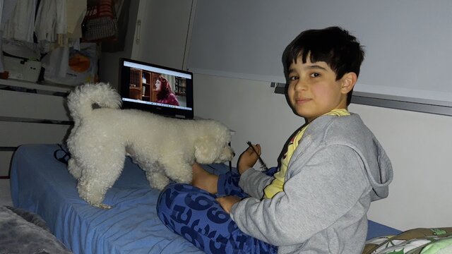 Eu no meu quarto. Fim