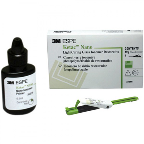 Nano-Ionómero de vidrio modificado con resina Ketac N100