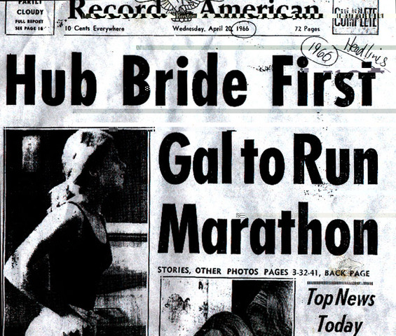 First Girl to Complete Boston Marathon