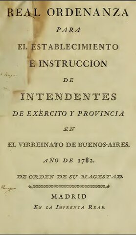 Real Ordenanza de Intendentes