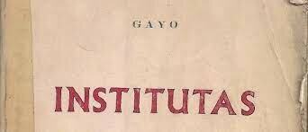 Instituciones de Gayo.