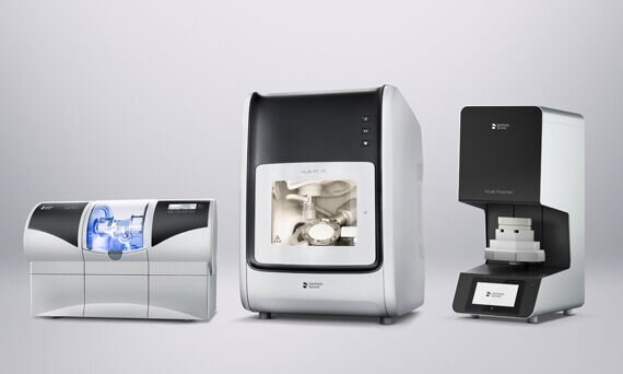 Cerec inLab MC XL CAD / CAM (InLab 3D software, Sirona Dental GmbH, Alemania)
