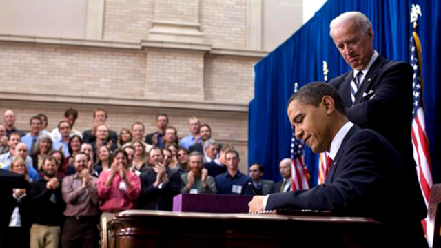 The American Recovery and Reinvestment Act is Signed into Law