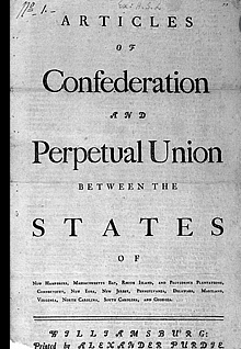 Article of Confederation are Ratified