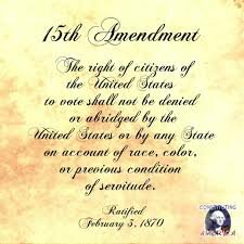 The 15th Amendment