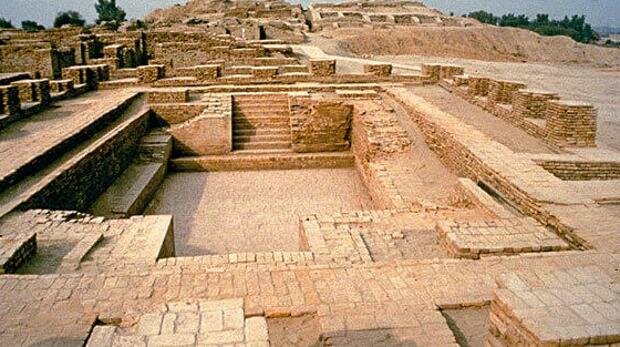 Cultura del valle del Indo (Cultura Harappa). "El Gran Baño".