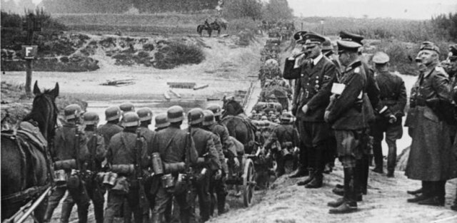 •	La invasión de las tropas alemanas a Polonia.
