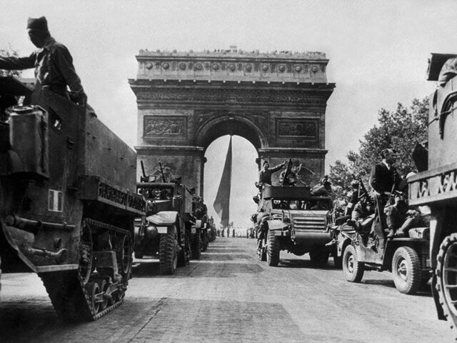 •	La batalla de Normandía y la liberación de París.
