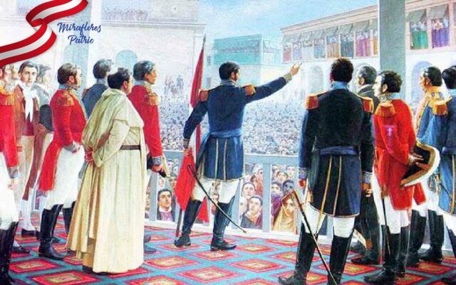 proclamación de la independencia del Perú