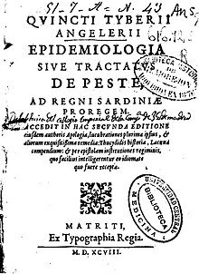Primera referencia de la Epidemiologia en castellano