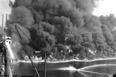 Incendio del río Cuyahoga