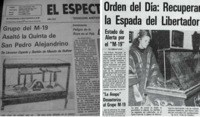 Robo de la espada de Bolivar