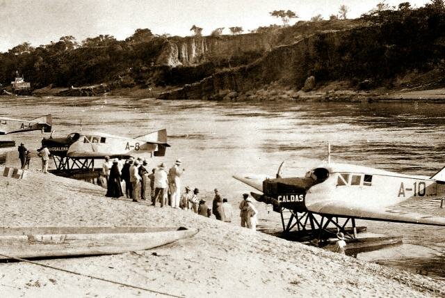 INICIO DE LA AVIACION DE COLOMBIA