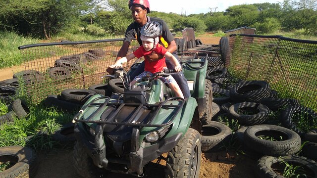 Eu andando de quadriciclo