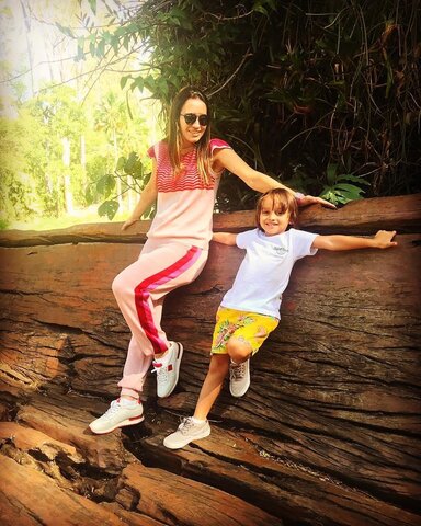 No museu com a mamãe