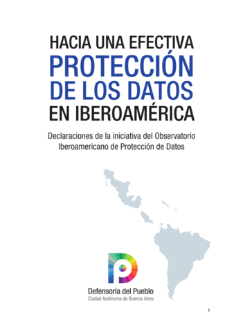 Directrices para la armonización de la protección de datos peronales de Iberoamerica