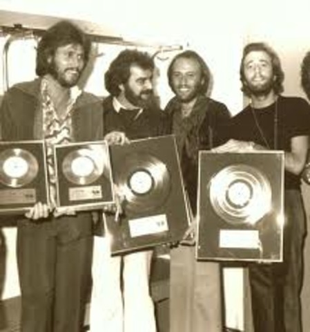 Bee Gees hit releases.